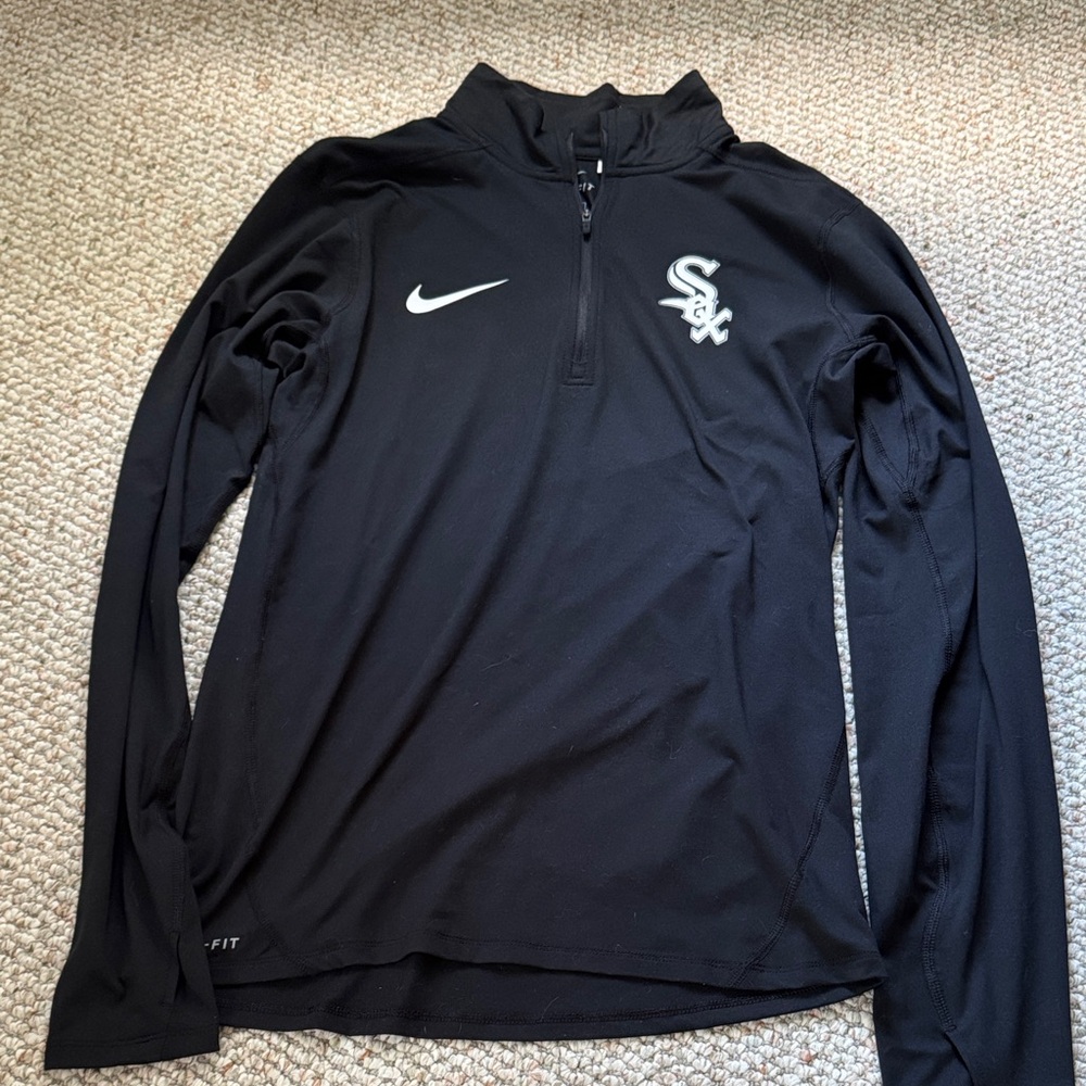 Nike Men’s White Sox Quarter-Zip Pullover
